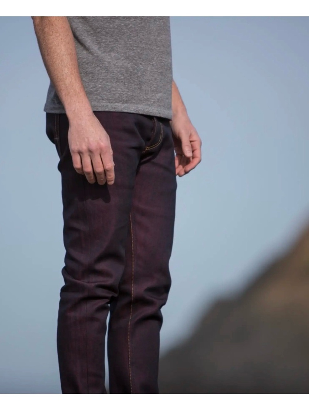 GUSTIN #321 The Red Fire - Selvedge Denim Jeans - 35 x 36 - Picture 9 of 14